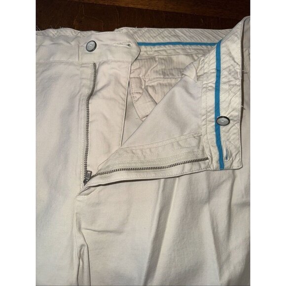 Tori Richard Mens Light Tan Flat Front Cotton Tencel Spandex Chino Pants 40 x 30 - Picture 6 of 8